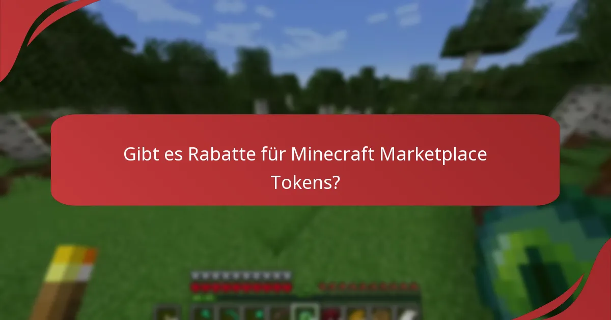 Wie kann ich zusätzliche Minecraft Marketplace Tokens kaufen?