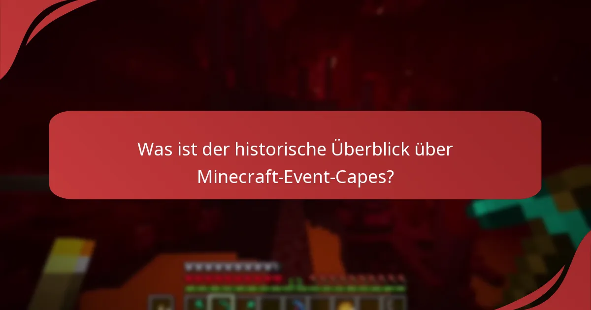 Wie können Spieler Minecraft-Event-Capes von vergangenen Events einlösen?