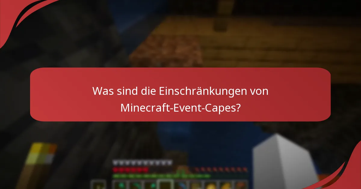 Wie verwendet man Capes in Minecraft?