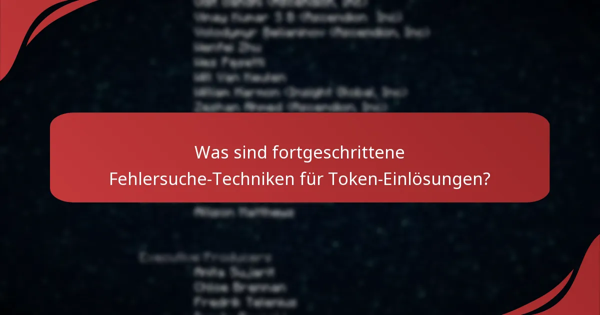 Welche typischen Fehlermeldungen treten beim Einlösen von Token auf?